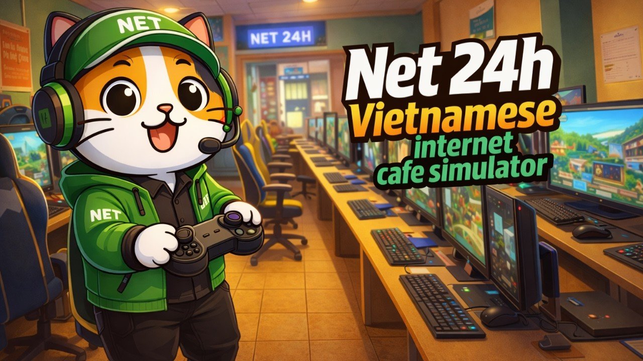 Net 24h: Vietnamese Internet Cafe Simulator Mobile